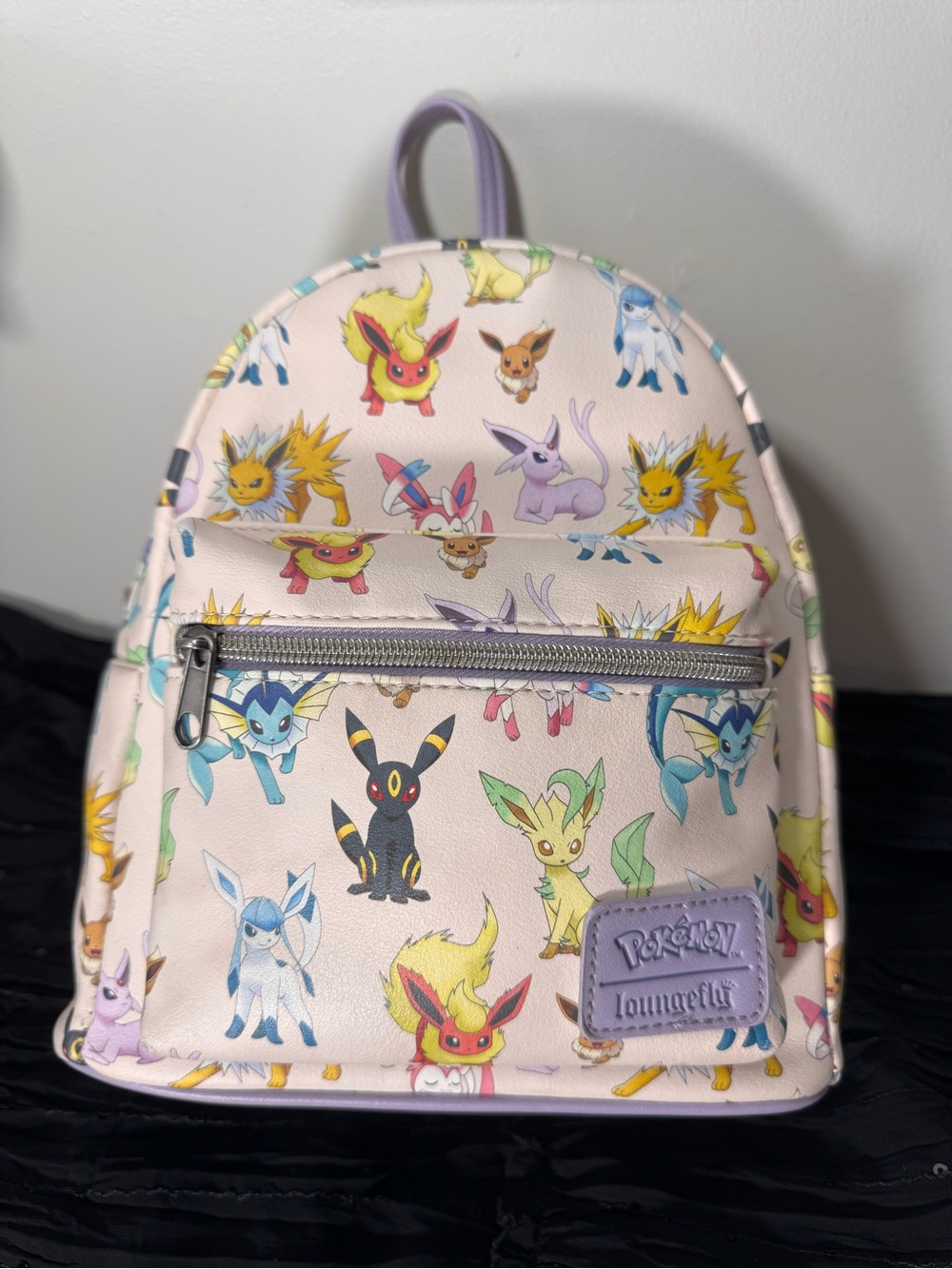 LOUNGEFLY POKEMON eevee evolutions EEVEELUTIONS water color MINI BACKPACK - Picture 1 of 16